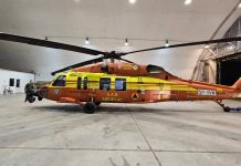 Primul Elicopter BlackHawk al MAI a Ajuns in Romania, conform DSU
