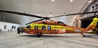 Primul Elicopter BlackHawk al MAI a Ajuns in Romania, conform DSU