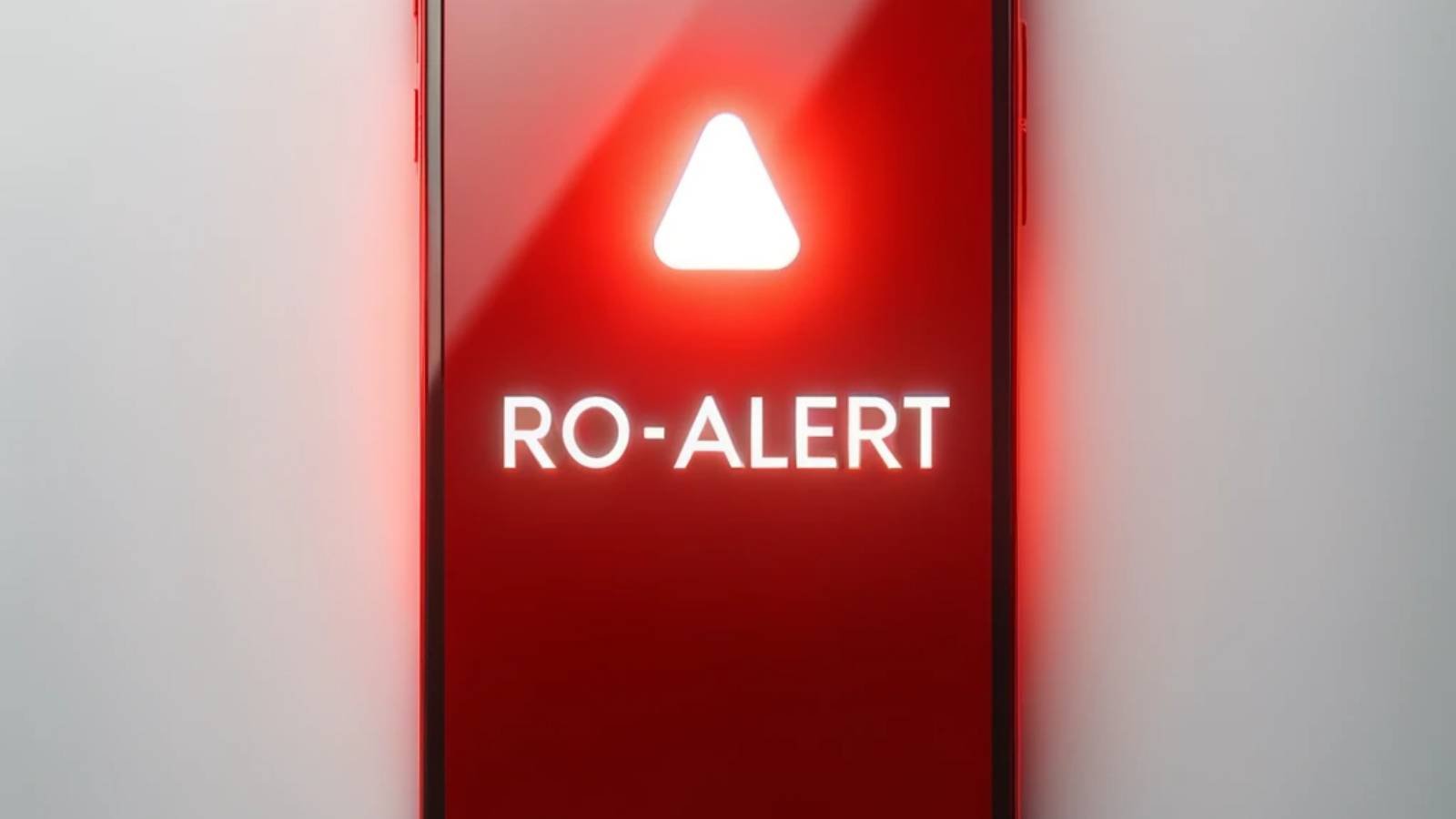 RO-ALERT Mesajul Avertizare Cod Rosu Meteorologic