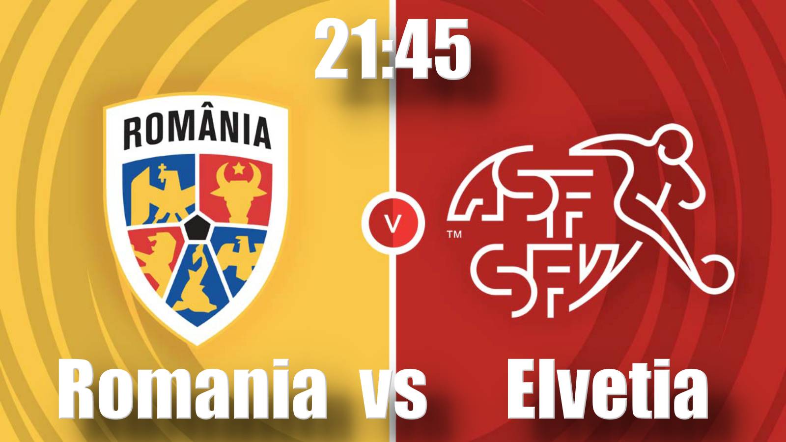 ROUMANIE - SUISSE LIVE ANTENA 1 Match Qualifications EURO 2024