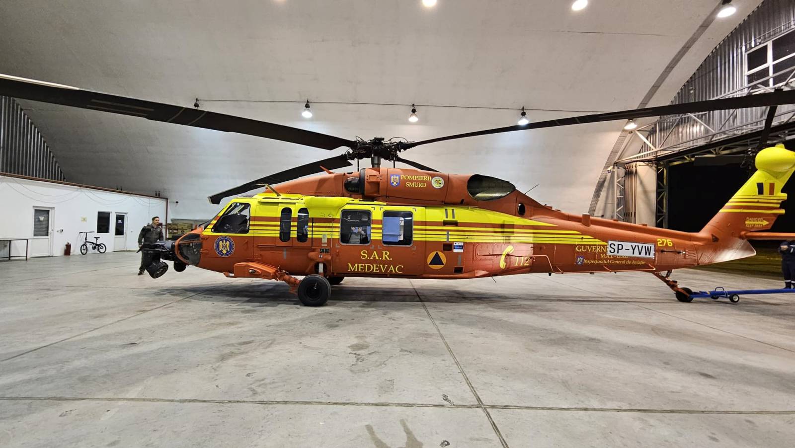 DSU Roemenië kondigt ontvangst van nieuwe Black Hawk-helikopter VIDEO aan