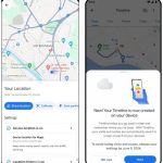 Google Maps timeline locatii iphone android