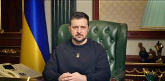 Offizielle Botschaften von Wolodymyr Selenskyj im vollen Krieg in der Ukraine