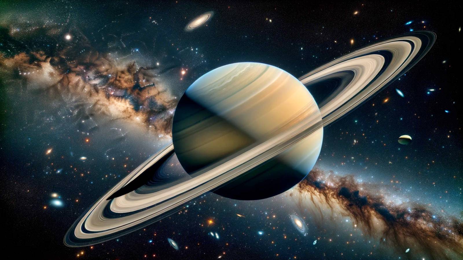 Planet Saturn NASA tillkännager Amazing Discovery Hubble-ringfragment