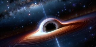 univers de l'âge du trou noir