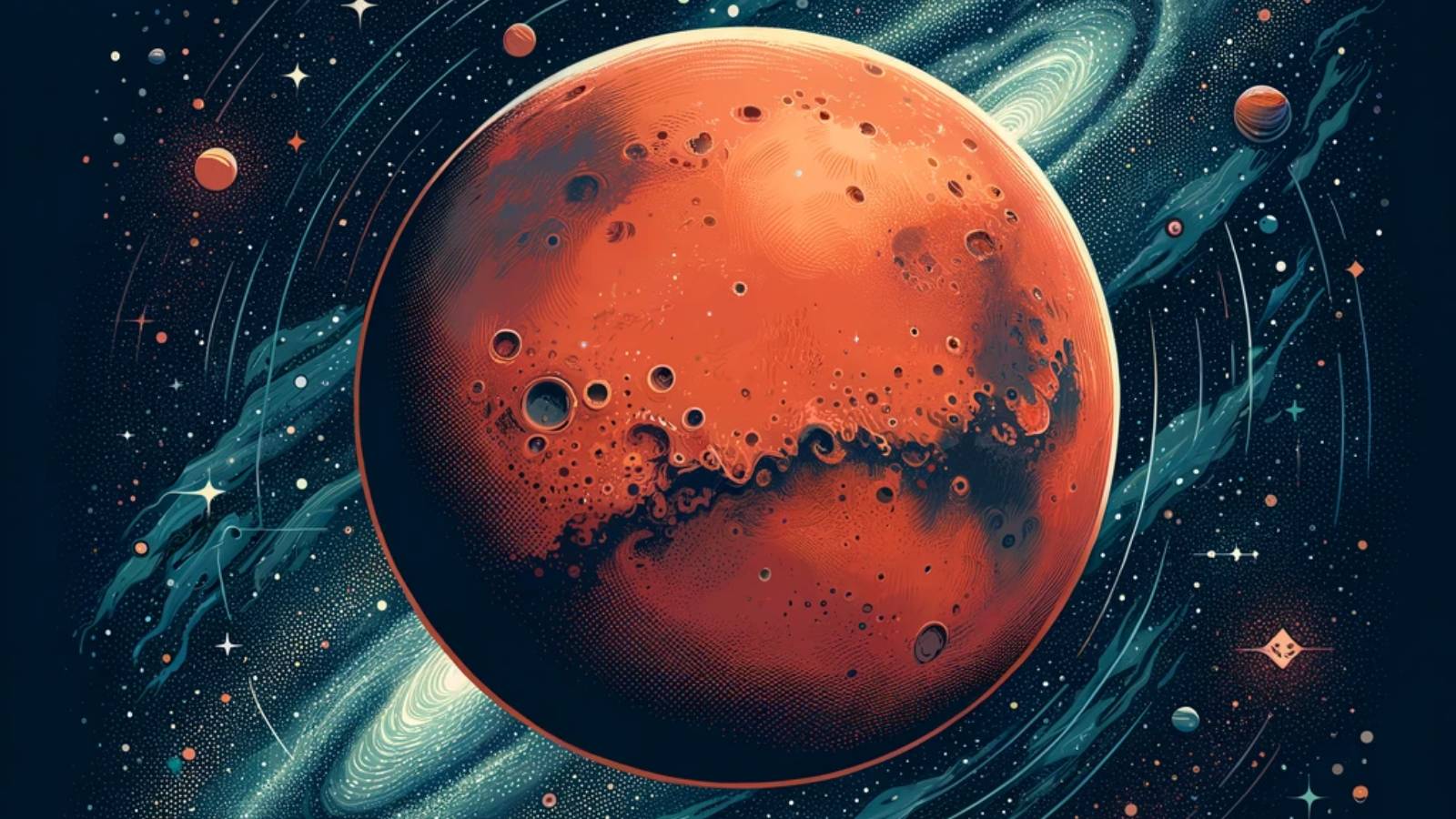 NASA FANTASTISK UPPTÄCKT Planeten Mars observerad av forskare
