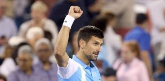 Novak Djokovic-wedstrijd Dino Prismic Australian Open 2024