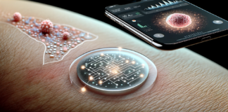 En innovativ patch för tumörövervakning via smartphone