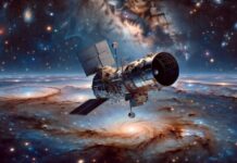 ESA: Imaginea IMPRESIONANTA cu o Galaxie Indepartata, Surprinsa de Telescopul Hubble esa galaxie spirala lepus hubble