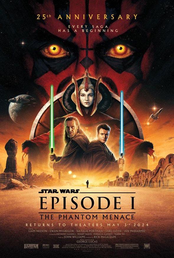 STAR WARS Phantom Menace återvänder till biograferna