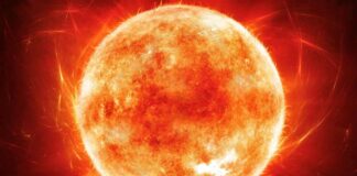 éruption solaire rare