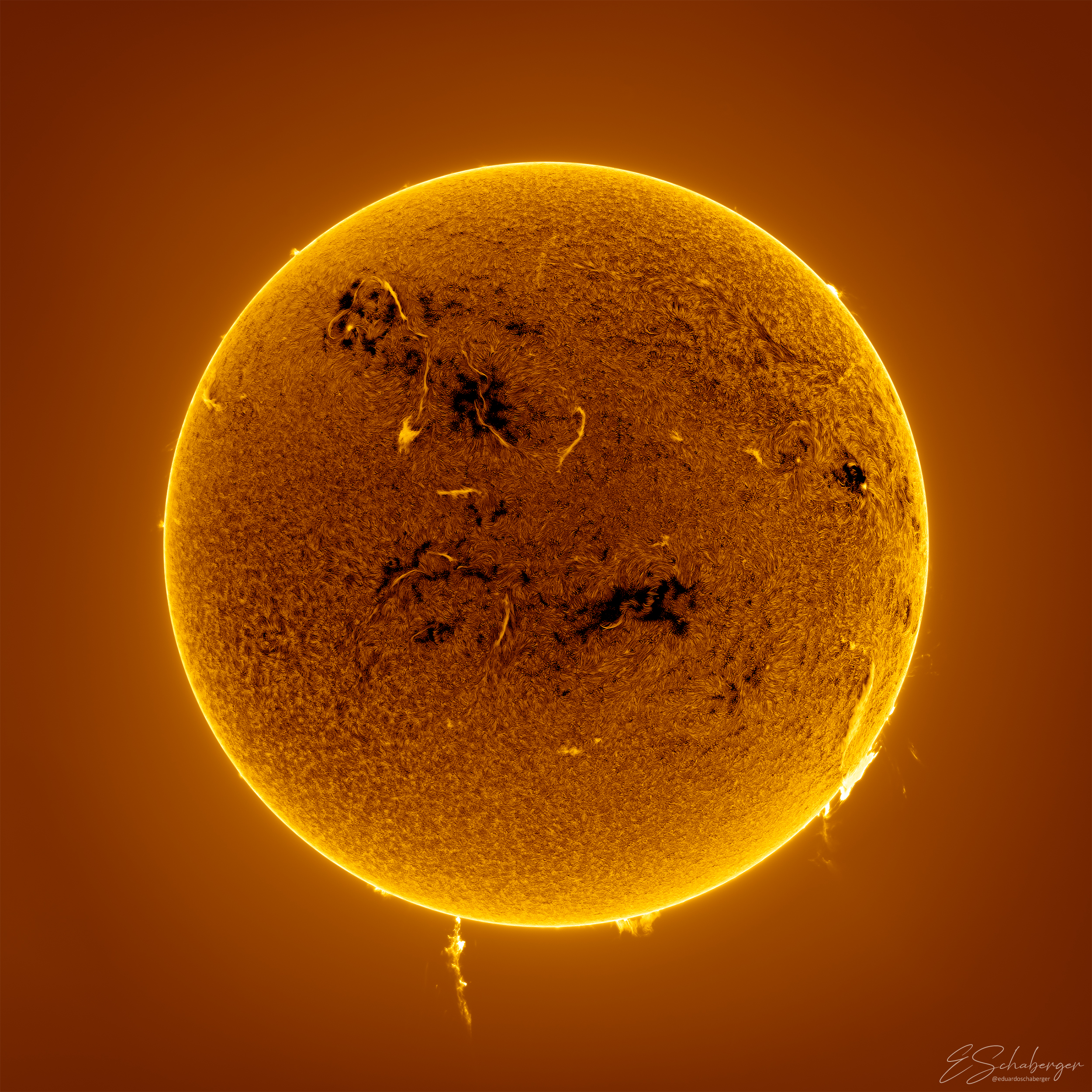 seltenes Sonneneruptions-Sonnensystem