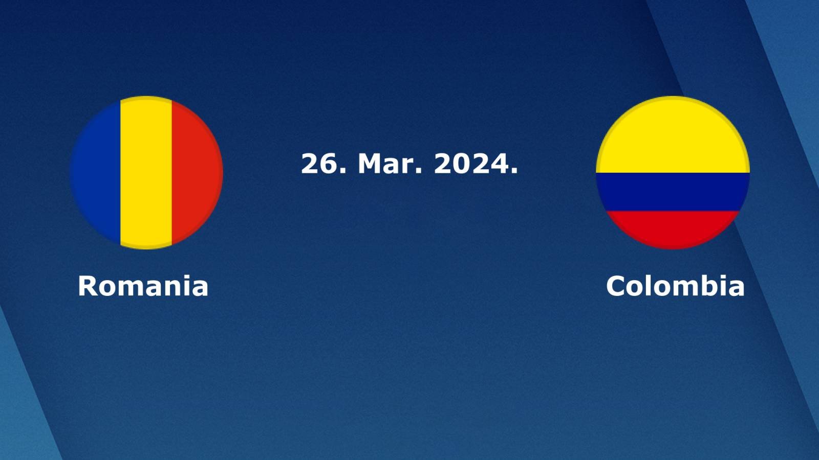 COLOMBIA - ROEMENIË LIVE ANTENA 1, VOETBALWEDSTRIJD VOOR EURO 2024