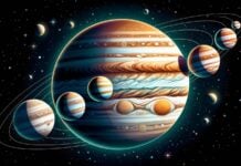 Planet Jupiter NASA-meddelande BESLISSNING Majora People Science