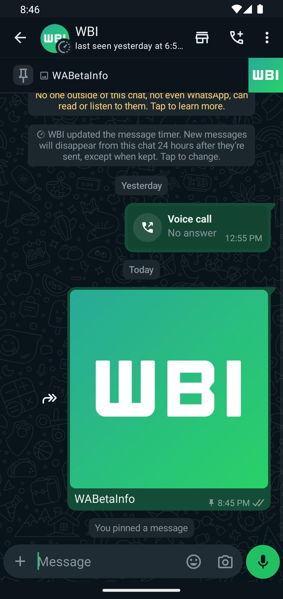 WhatsApp fusionner les conversations