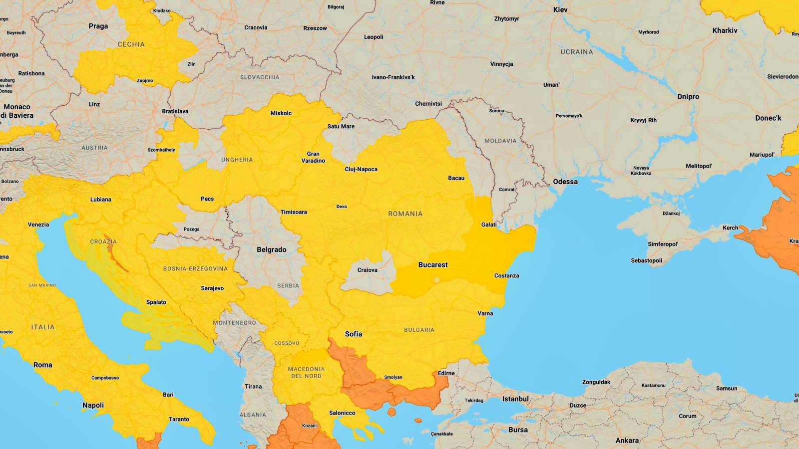 ANM 2 Official Meteorological WARNINGS LAST MOMENT Romania April 17, 2024