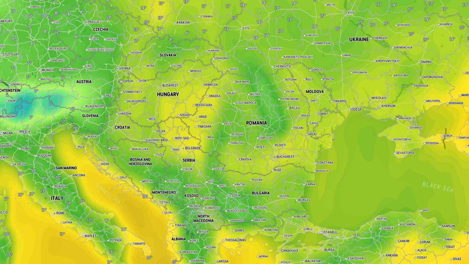 ANM AVISO Meteorológico NOWCASTING Oficial ÚLTIMO MOMENTO Rumania 29 de abril de 2024