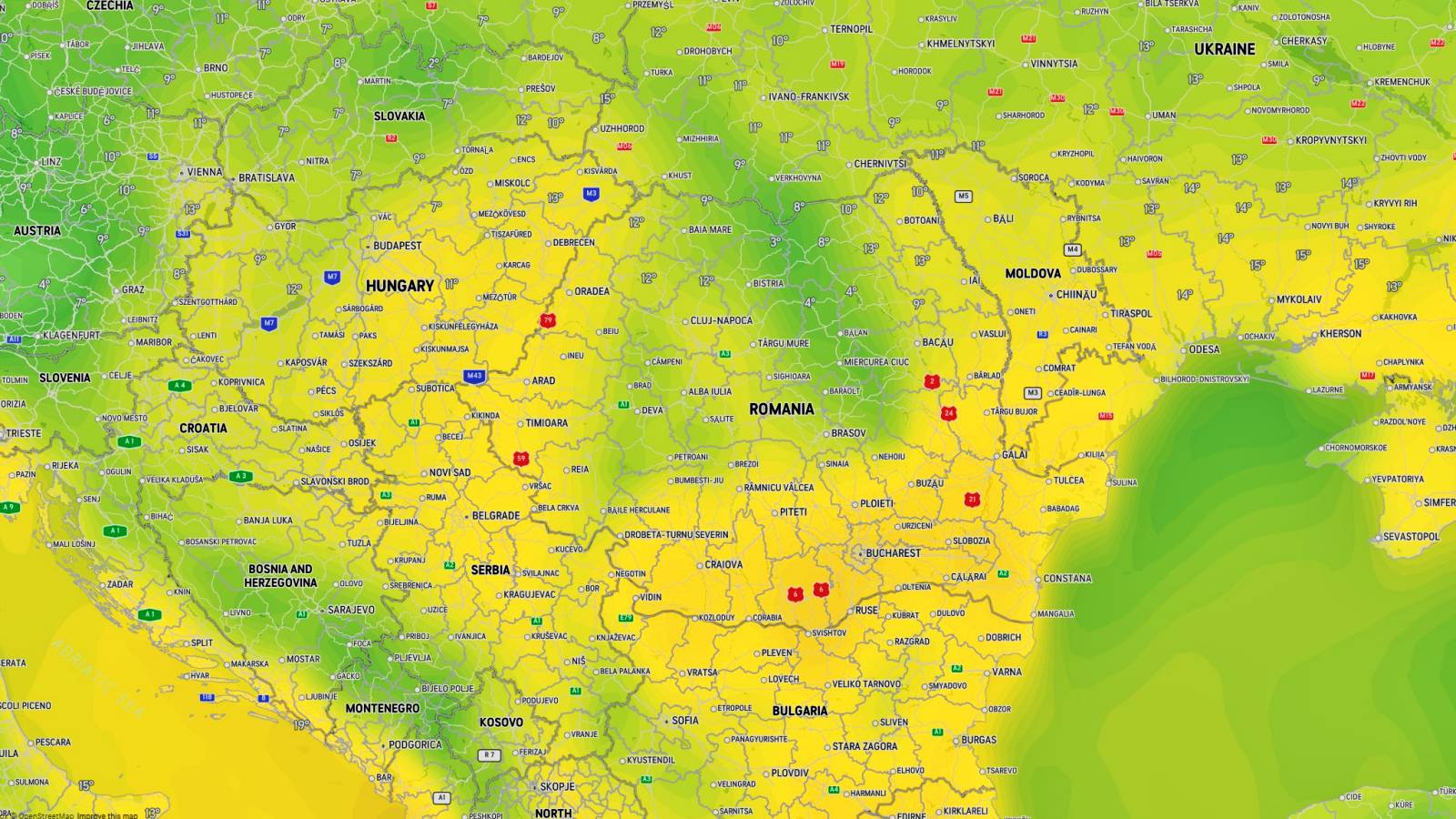 ANM ATENTIONARE Oficiala NOWCASTING ULTIM MOMENT Romania 13 Aprilie 2024