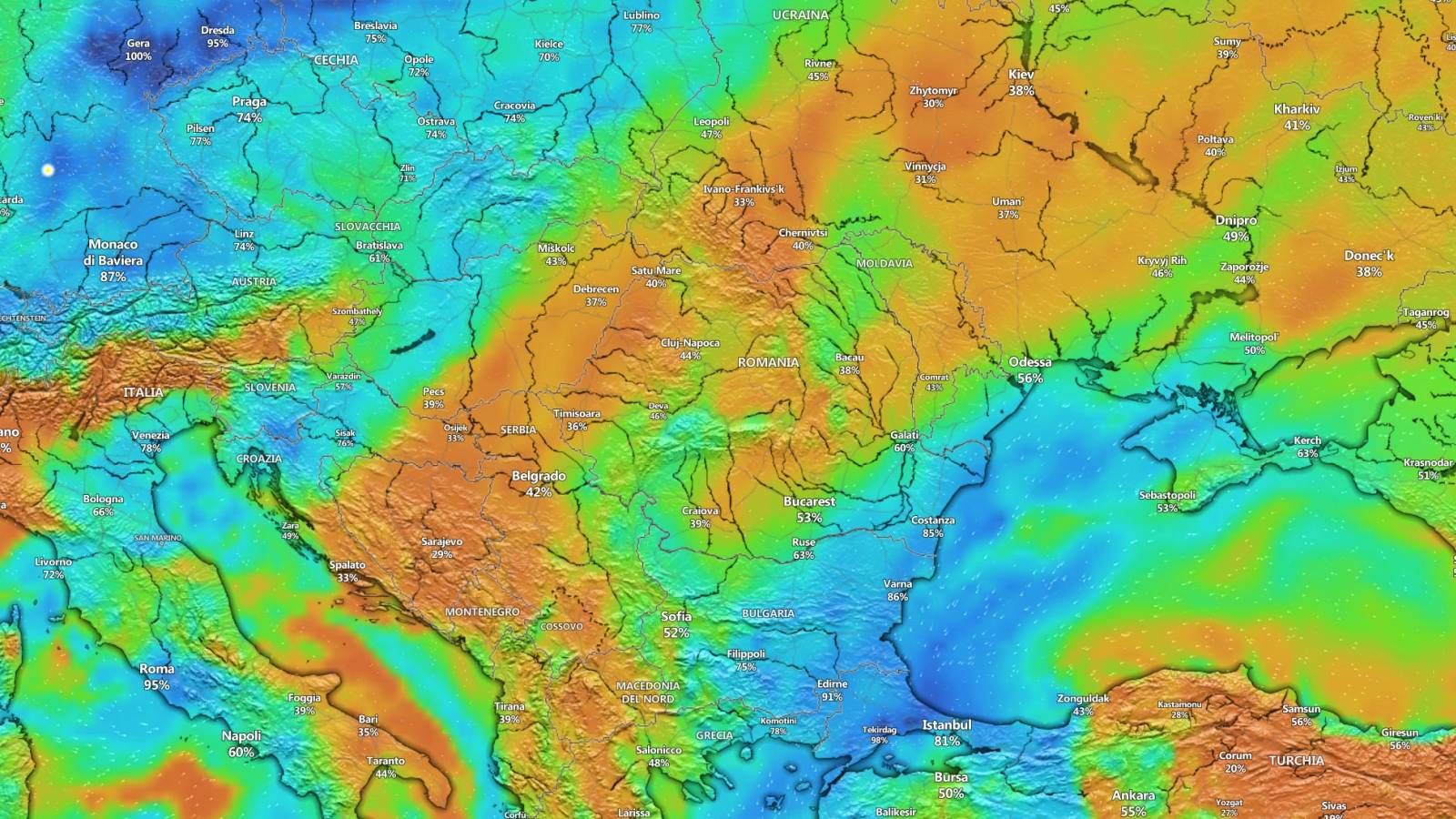 ANM:n virallinen meteorologinen VAROITUS VIIMEISTÄ HETKESTÄ Romania 18. huhtikuuta 2024