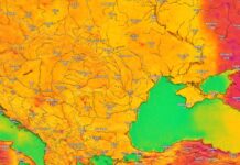 ANM Officiell Meteorologisk Information SENASTE Ögonblick Väderprognos 30 dagar Rumänien
