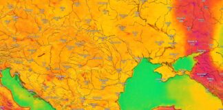 ANM Officiell Meteorologisk Information SENASTE Ögonblick Väderprognos 30 dagar Rumänien