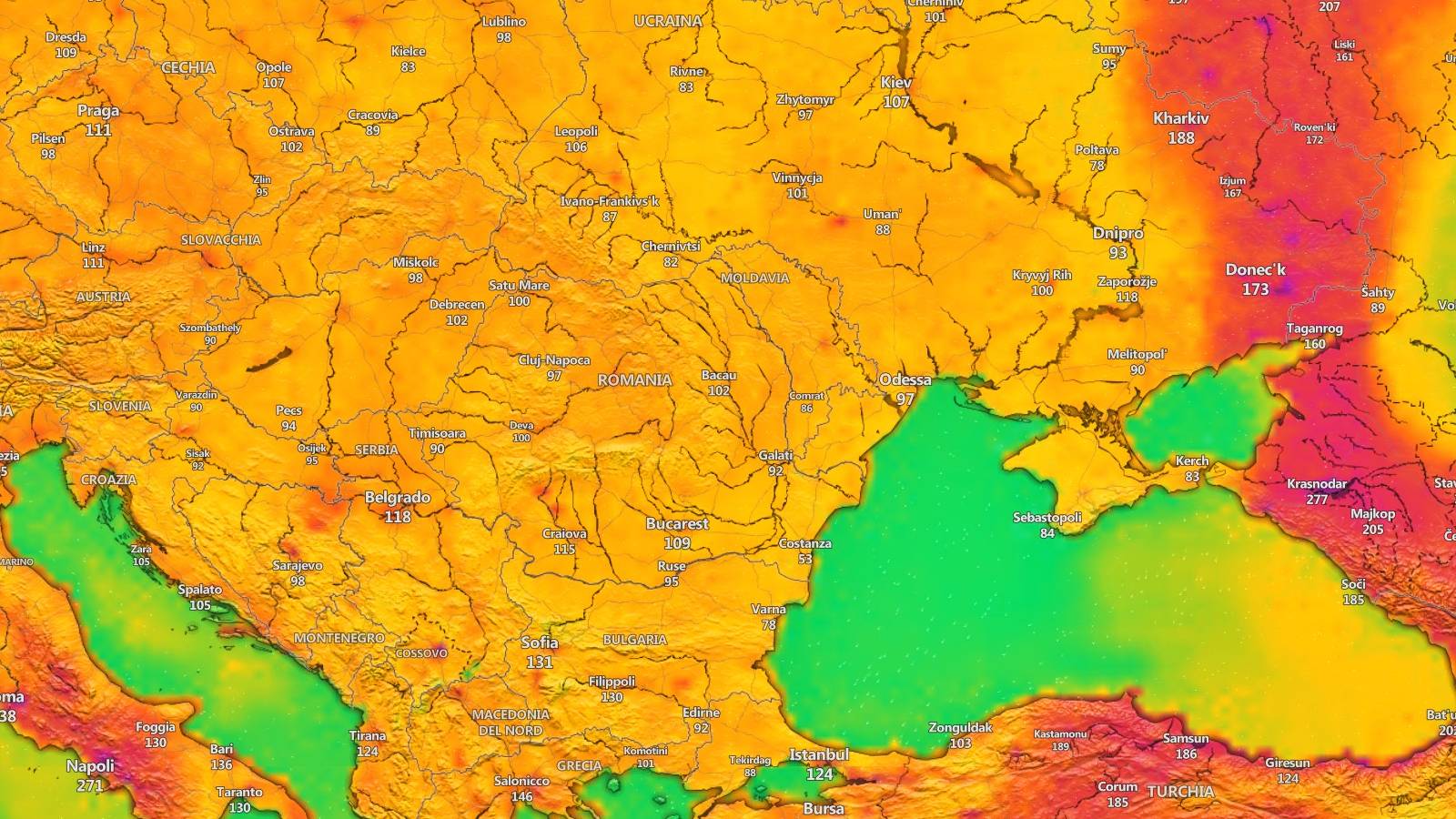 ANM Offizielle meteorologische Informationen LAST MOMENT Wettervorhersage 30 Tage Rumänien