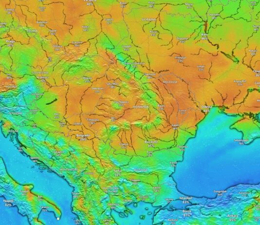 ANM Officiell information SENASTE Ögonblick Väderprognos Väder Rumänien 14 dagar