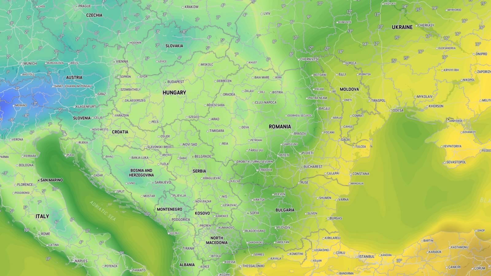 ANM:n viralliset tiedot LAST MOMENT Sääennuste 4 viikkoa Romania