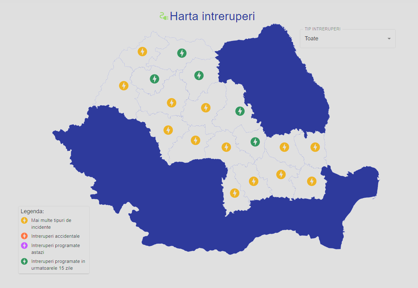 Anunturile ELECTRICA Formale ULTIM MOMENT Imediata Atentie Clientilor Romania intreruperi