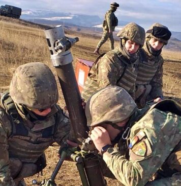 Rumänska armén VIKTIGA officiella handlingar SENASTE Ögonblicket Soldater fulla av krig Ukraina