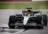 Formel 1 Lewis Hamilton officiella informationscenter SISTA MINUTEN Tillverkad av Mercedes