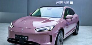 Huawei julkistaa virallisesti uuden sähköauton Aito M5:n