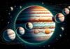 Les chercheurs du plan INCROYABLE de la planète Jupiter recherchent des lunes satellites aquatiques