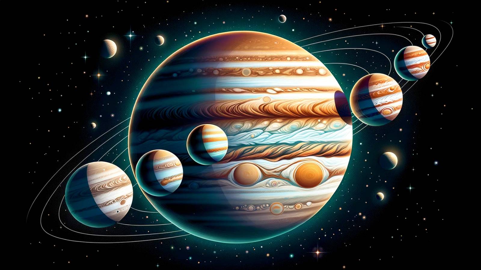 Planeten Jupiter OTROLIG Planforskare söker efter vattensatellitmånar