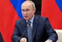 Vladimir Poetin bedreigt ISIS-terroristische aanvallen in Moskou