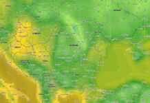 ANM:n virallinen säävaroitus LAST MOMENT NOWcasting Romania 12. toukokuuta 2024