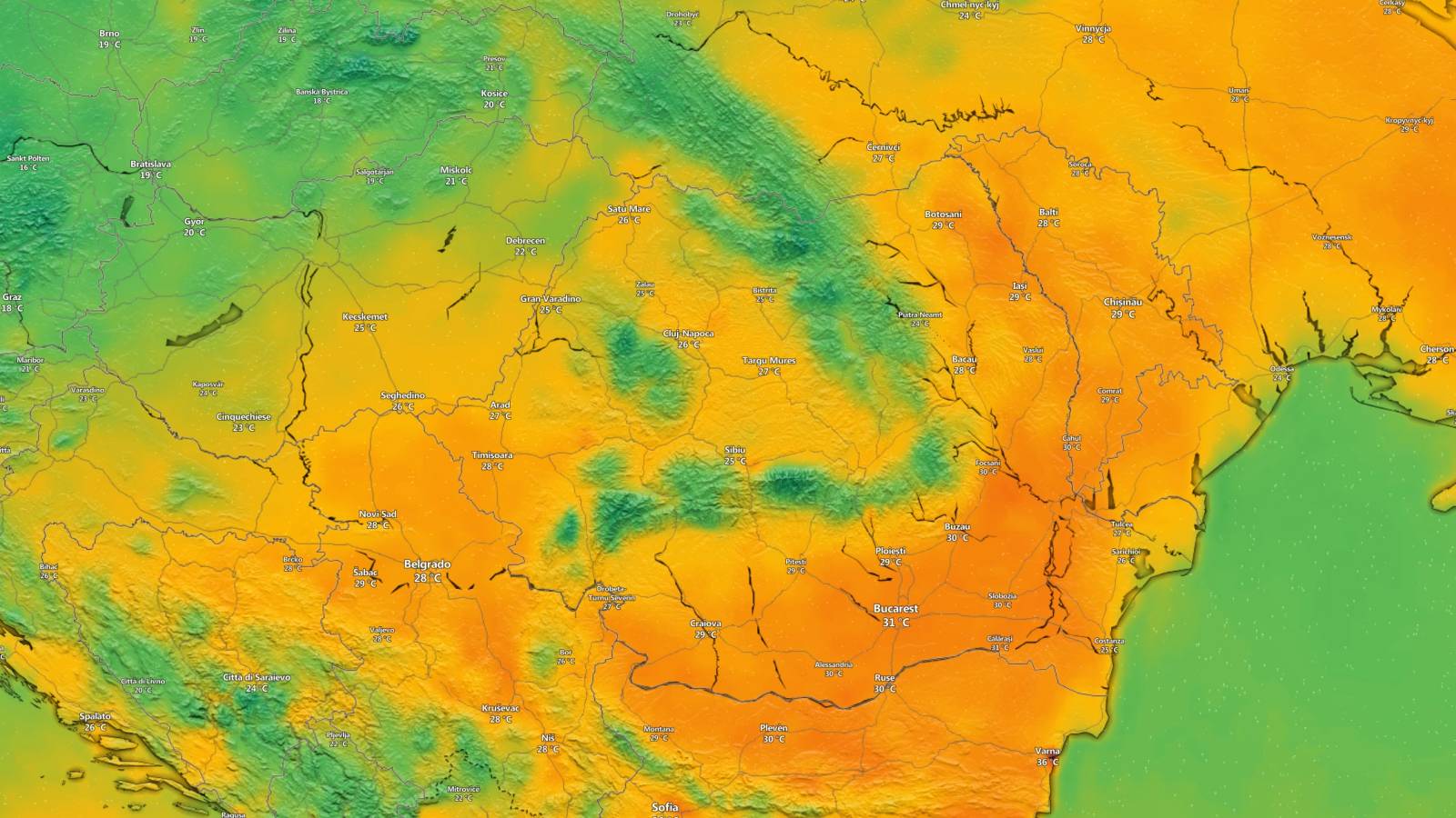 ANM ATENTIONARE Meteorologica Oficiala NOWCASTING ULTIM MOMENT 30 Mai 2024 Romania