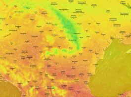 ATENCIÓN ANM Meteorológico Oficial NOWCASTING ÚLTIMO MOMENTO Rumania 8 de mayo de 2024