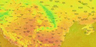 ATENCIÓN ANM Meteorológico Oficial NOWCASTING ÚLTIMO MOMENTO Rumania 8 de mayo de 2024