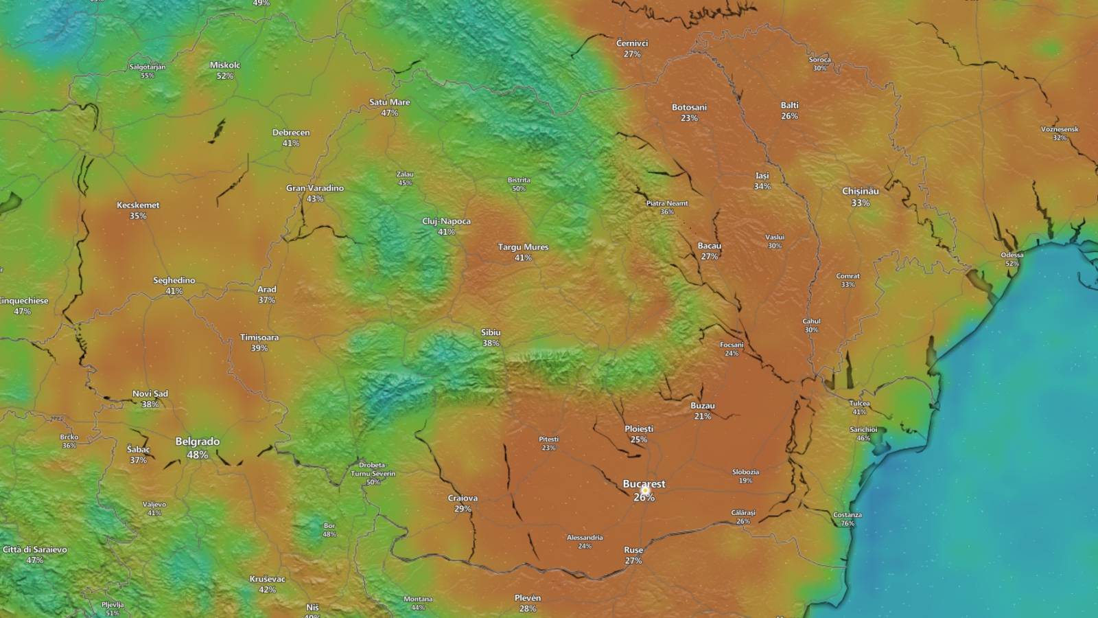 ANM ATENTIONARE Oficiala Meteorologica NOWCASTING ULTIM MOMENT 30 Iunie 2024 Romania