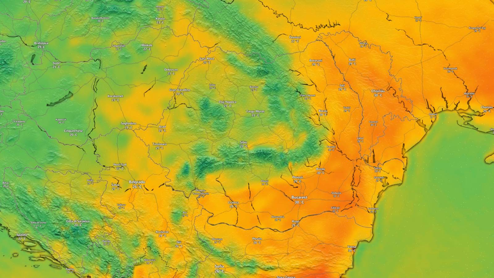 ATENTIONAREA Meteorologica ANM Cod Portocaliu NOWCASTING Oficiala ULTIM MOMENT 3 Iunie 2024 Romania