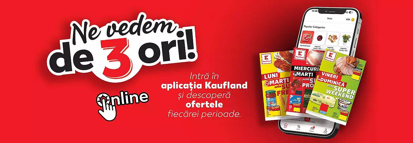 Decizia Oficiala Kaufland ULTIM MOMENT Masurile Importante Magazinele Romania 3 cataloage oferte