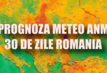 ANM: Prognoza Meteo Oficiala de ULTIM MOMENT Actualizată cu Starea Vremii în România pe 30 de Zile ANM Prognoza Meteo Oficiala ULTIM MOMENT Actualizată Starea Vremii România 30 Zile