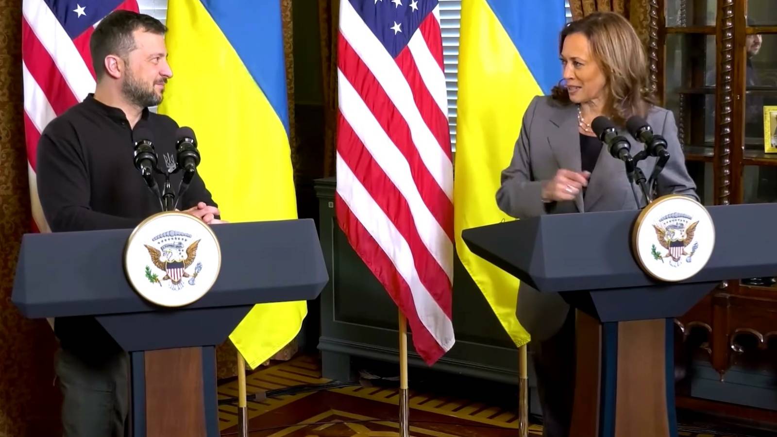 Volodimir Zelenski Anunta Intalnirile Critice Kamala Harris Donald Trump SUA