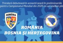 ROMANIA - BOSNIA LIVE ANTENA 1 Meci Preliminariile Cupa Mondiala 2026
