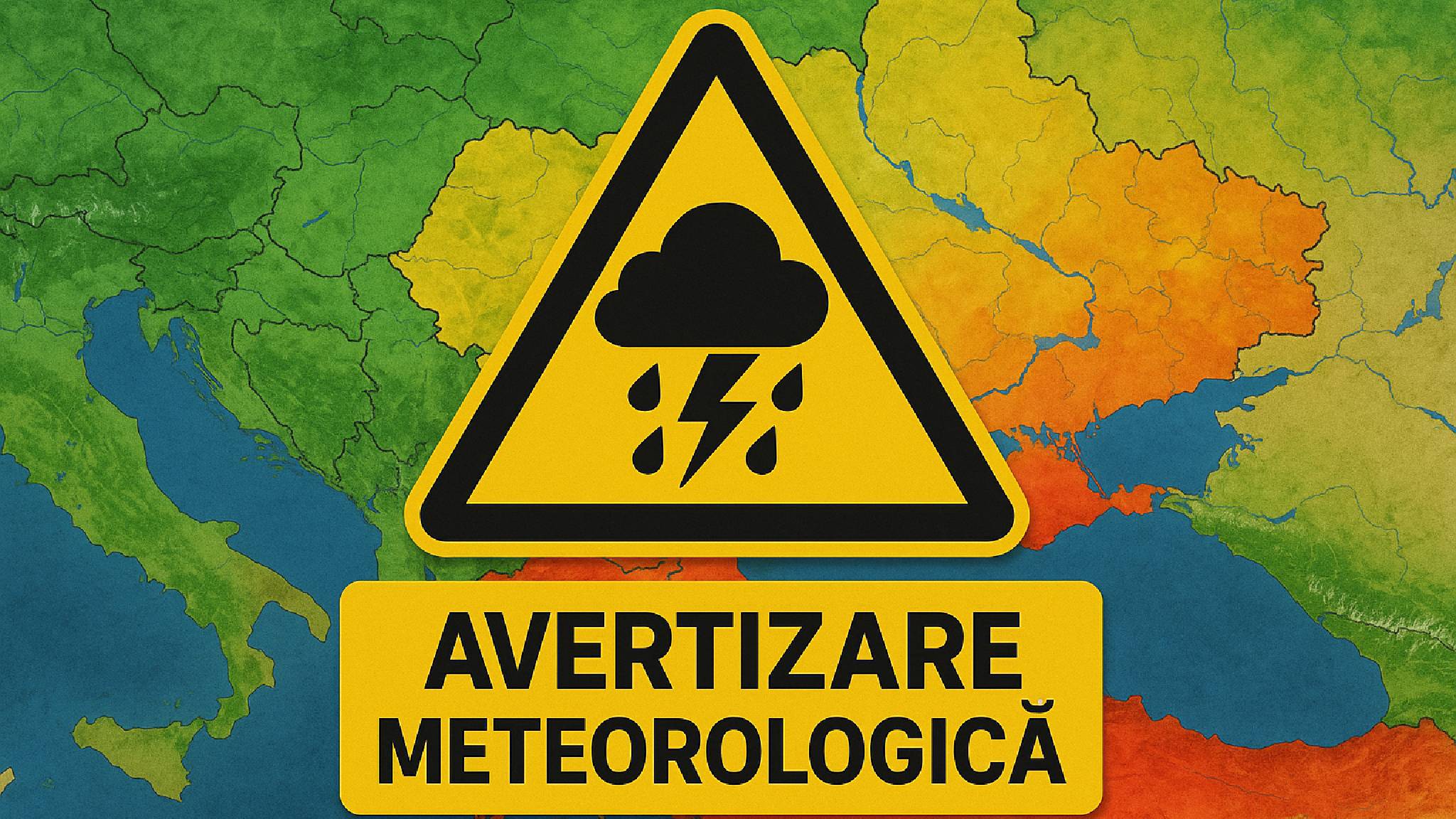 AVERTIZARE Meteorologica ANM Oficiala NOWCASTING de ULTIMA ORA in Romania pe 25 Mai 2025