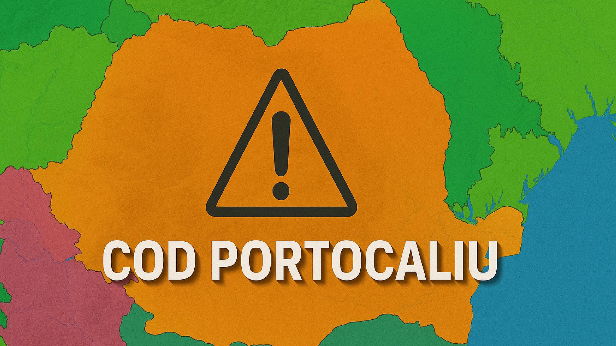 Codul PORTOCALIU ANM NOWCASTING Oficial de ULTIMA ORA pe 25 Mai 2025 in Romania