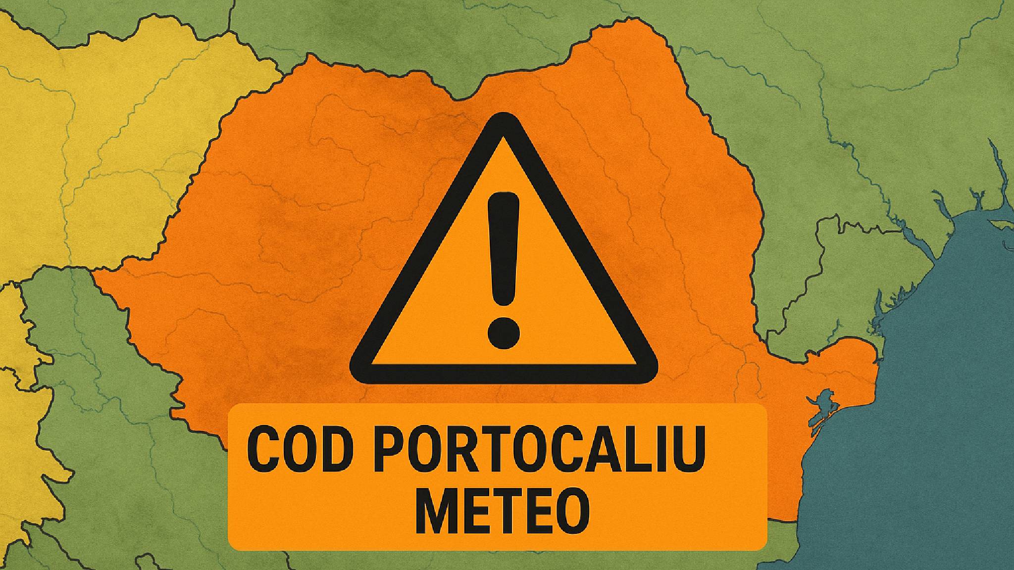 Codul PORTOCALIU Meteorologic ANM Oficial de ULTIMA ORA pe Data de 27 Mai 2025 in Romania