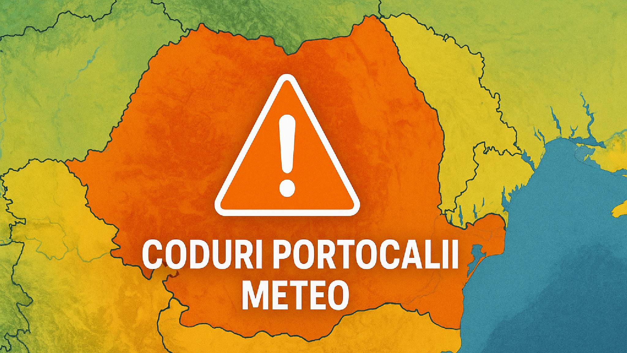 Coduri PORTOCALII Meteorologice ANM Oficiale NOWCASTING de ULTIMA ORA pe 23 Mai 2025 in Romania