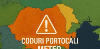 Codurile PORTOCALII Meteorologice ANM Oficiale NOWCASTING ULTIMA ORA Romania 22 Mai 2025